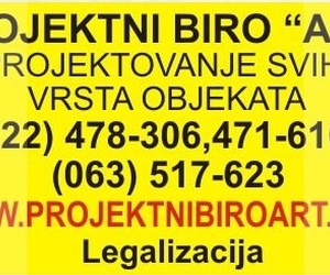 Projektovanje i legalizacija svih vrsta