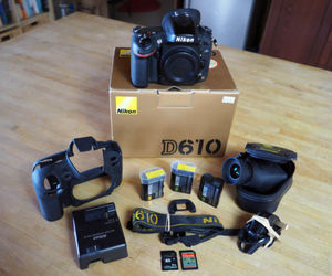 Nikon d d610 24.3mp digitalni slr fotoaparat - crna