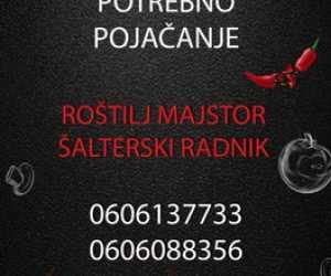 Potrebni radnici za fast food u bulevaru k.aleksandra, beograd