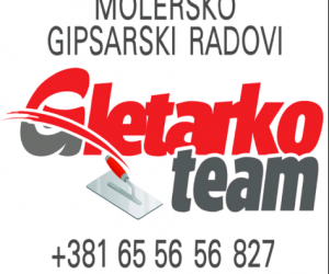 Molersko gipsarski radovi gletarko team