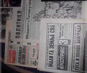Stare novine izdate u vreme titove smrti