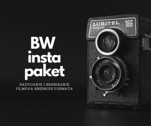 Razvijanje crno-belog filma: bw insta paket / 120